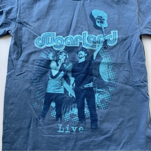 Sugarland Band Tee Country Live Tour Blue S - Picture 2 of 7